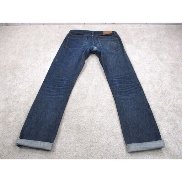 Norman Russell Jeans Mens 32 Blue Selvedge Denim Slim Fit The Cookie USA 32x35 * - Picture 3 of 16